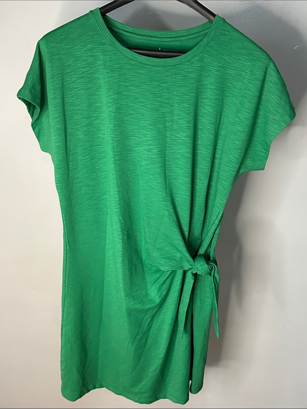 New York and Company Soho Emerald Side-Knot Dress